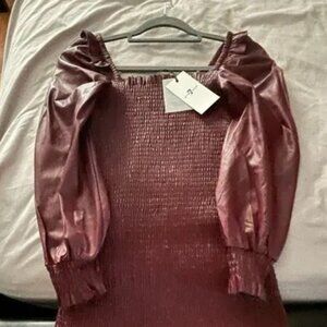 7 For All Mankind Faux Leather Mini Dress